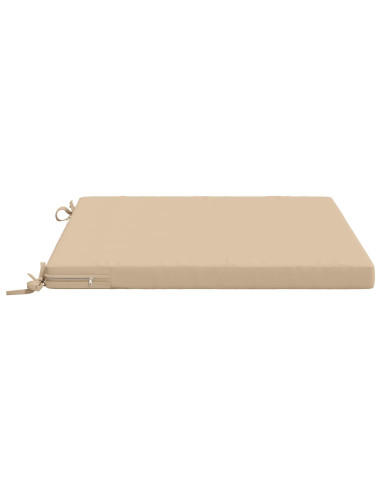Cuscino per Sedia in Unico Pezzo SOEST 100% Poliestere Crema