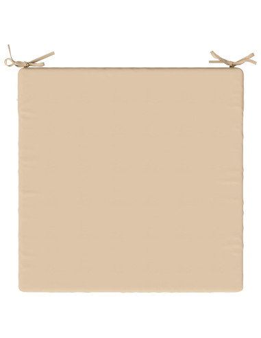 Cuscino per Sedia in Unico Pezzo SOEST 100% Poliestere Crema