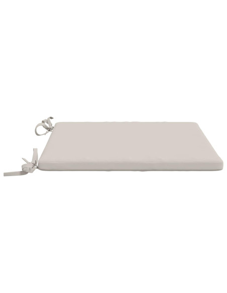 Cuscini per Sedia in 4 Pezzi SOEST 4 pz 100% Poliestere Bianco