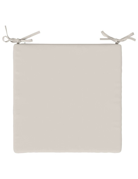Cuscini per Sedia in 4 Pezzi SOEST 4 pz 100% Poliestere Bianco