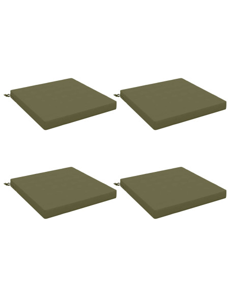Cuscini per Sedia in 4 Pezzi SOEST 4 pz 100% Poliestere