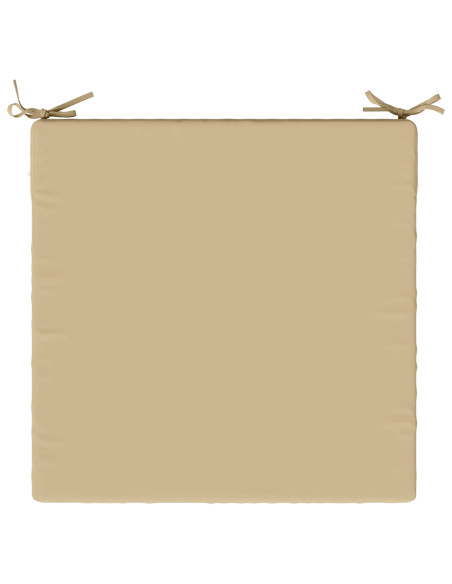 Cuscini per Sedia in 4 Pezzi SOEST 4 pz 100% Poliestere Beige