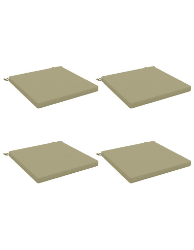 Cuscini per Sedia in 4 Pezzi SOEST 4 pz 100% Poliestere