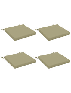 Cuscini per Sedia in 4 Pezzi SOEST 4 pz 100% Poliestere