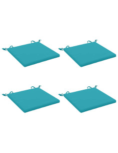 Cuscini per Sedia in 4 Pezzi SOEST 4 pz 100% Poliestere
