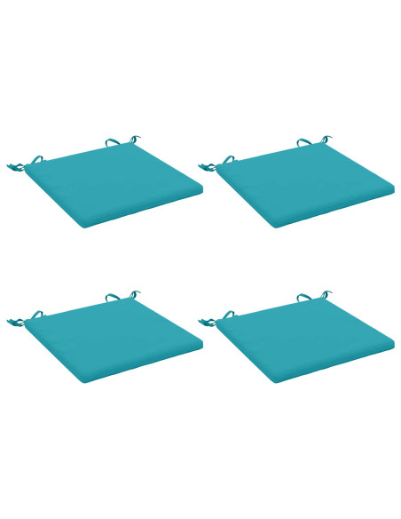 Cuscini per Sedia in 4 Pezzi SOEST 4 pz 100% Poliestere