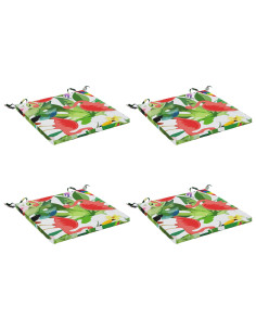 Cuscini per Sedia in 4 Pezzi SOEST 4 pz 100% Poliestere