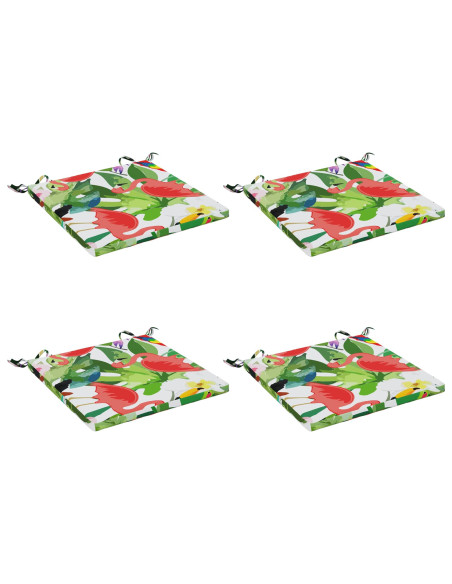 Cuscini per Sedia in 4 Pezzi SOEST 4 pz 100% Poliestere
