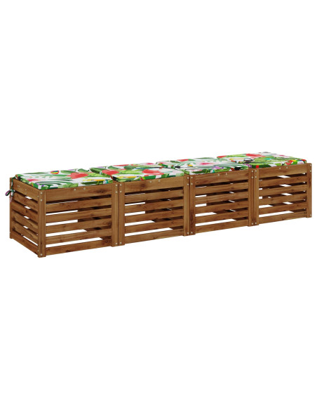 Cuscini per Sedia in 4 Pezzi SOEST 4 pz 100% Poliestere