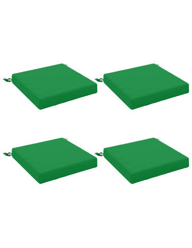 Cuscini per Sedia in 4 Pezzi SOEST 4 pz 100% Poliestere Verde