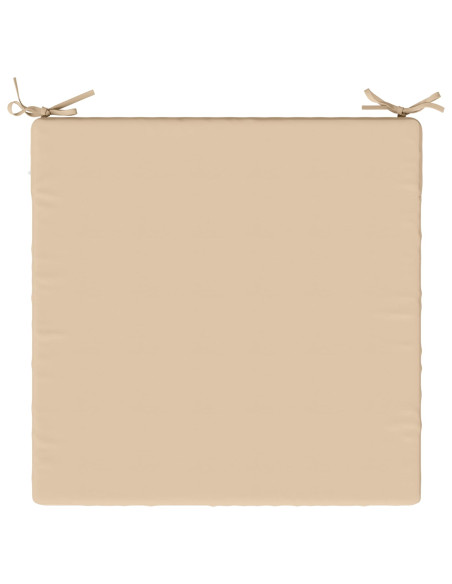 Cuscino per Sedia in Unico Pezzo SOEST 100% Poliestere Crema