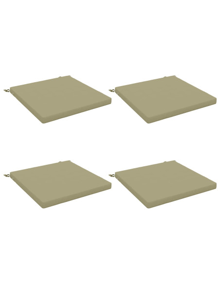Cuscini per Sedia in 4 Pezzi SOEST 4 pz 100% Poliestere