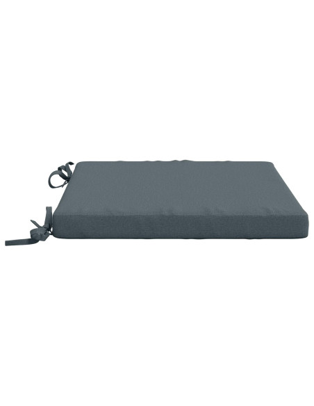 Cuscini per Sedia in 4 Pezzi SOEST 4 pz 100% Poliestere Blu