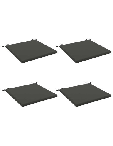 Cuscini per Sedia in 4 Pezzi SOEST 4 pz 100% Poliestere