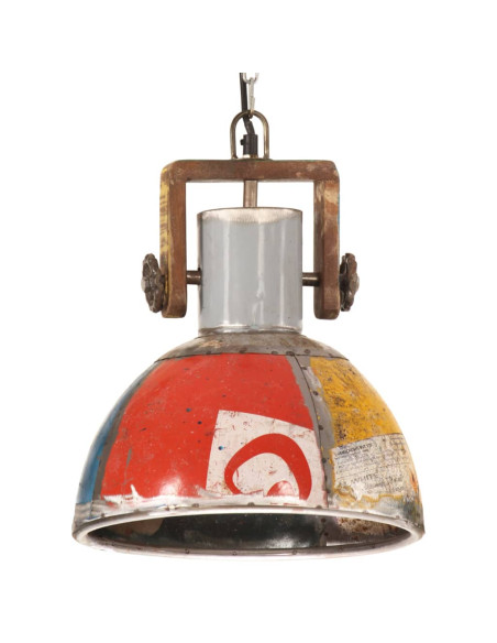Lampada Sospesa Industriale 25 W Multicolore Rotonda 30 cm E27