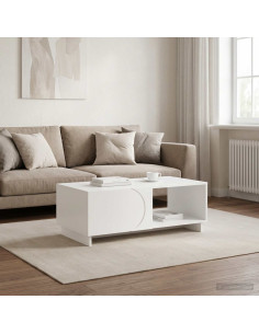 Tavolino da salotto Bianco 95 x 50,5 x 35 cm