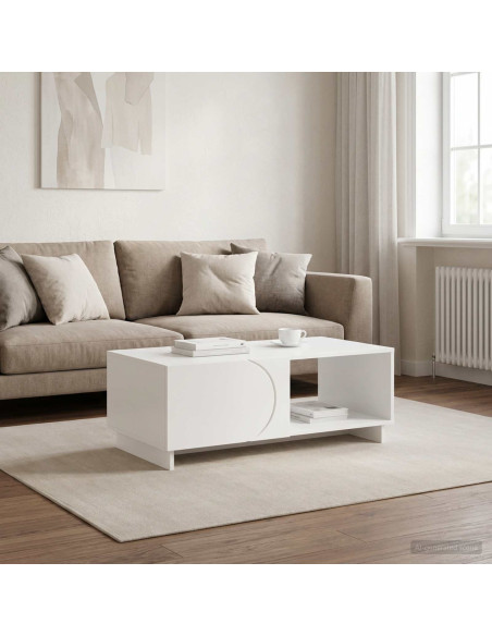 Tavolino da salotto Bianco 95 x 50,5 x 35 cm