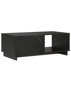 Tavolino da salotto Nero 95 x 50,5 x 35 cm Legno ingegnerizzato 2