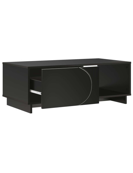 Tavolino da salotto Nero 95 x 50,5 x 35 cm Legno ingegnerizzato