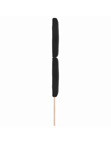 Testiera Nero 80 cm Velluto