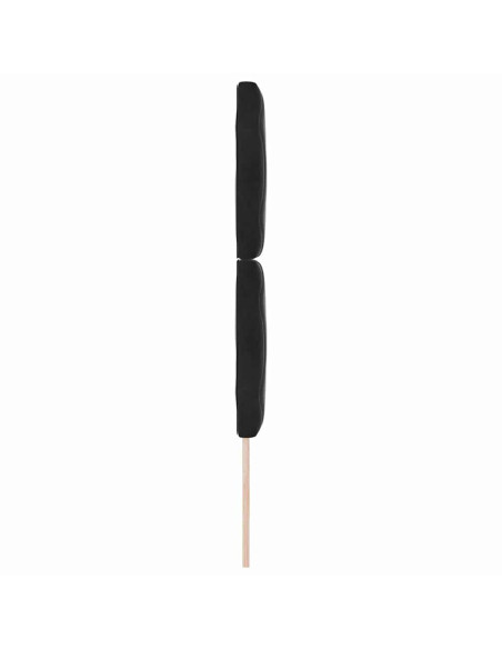 Testiera Nero 80 cm Velluto