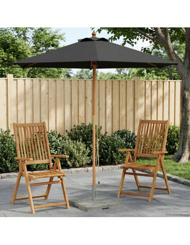 Ombrello da giardino Ø 240 x 237 cm Legno di Eucalipto Massello
