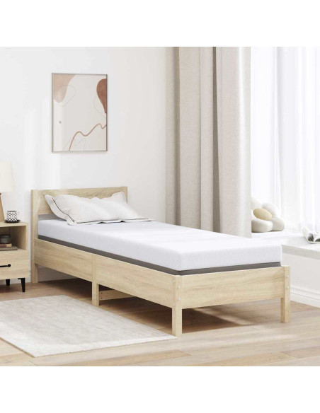 Topper in schiuma memory 70 x 200 cm Thick Morbido Bianco