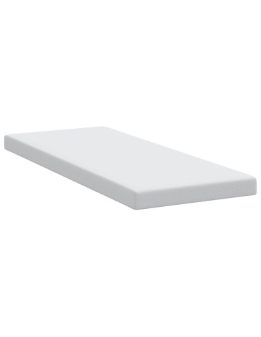 Topper in schiuma memory 70 x 200 cm Thick Morbido Bianco