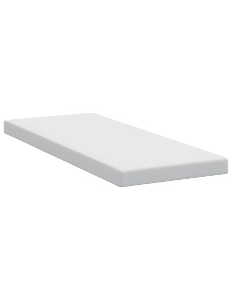 Topper in schiuma memory 70 x 200 cm Thick Morbido Bianco