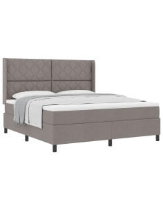 Letto a molle con testiera Talpa 180 x 200 cm Tessuto 2
