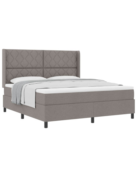 Letto a molle con testiera Talpa 180 x 200 cm Tessuto