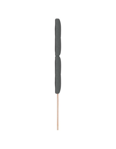 Testiera regolabile in altezza Grigio scuro 90 cm Tessuto