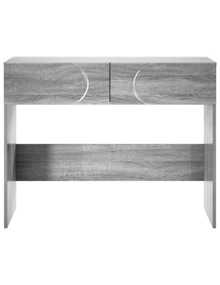 Tavolo consolle Sonoma grigio 96,5 x 38 x 75 cm