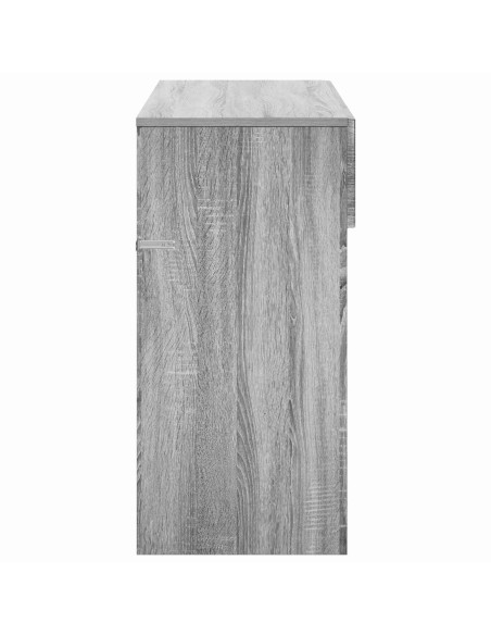 Tavolo consolle Sonoma grigio 96,5 x 38 x 75 cm