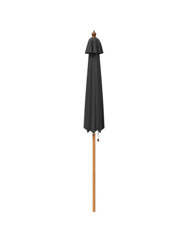 Ombrello da giardino Ø 240 x 237 cm Legno di Eucalipto Massello