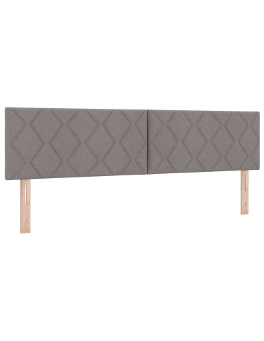 Letto con contenitore LED e materasso Tortora 180 x 200 cm