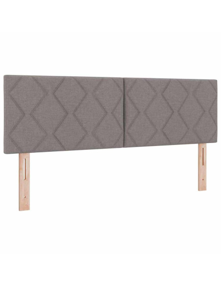 Letto a molle con testiera Talpa 190 x 140 cm Tessuto
