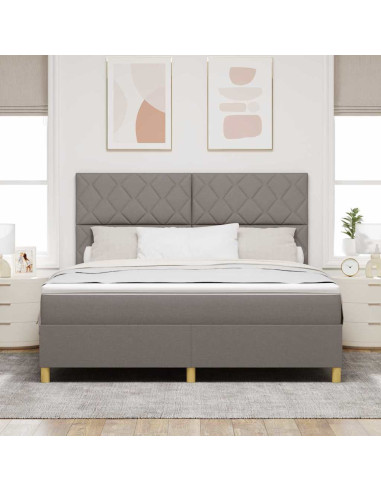 Letto a Sorgente LED con testiera Talpa 180 x 200 cm Tessuto