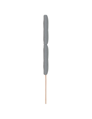 Testiera regolabile in altezza Grigio chiaro 100 cm Tessuto