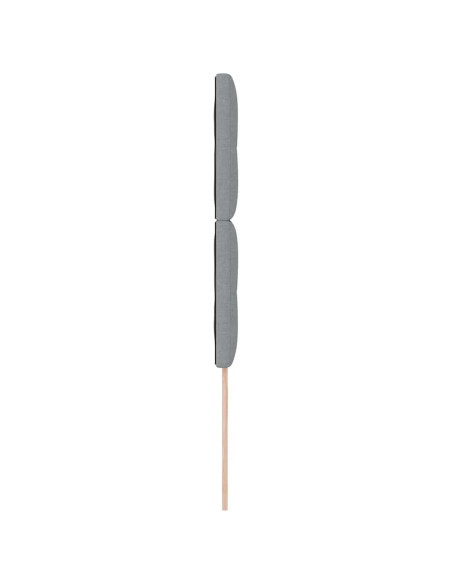 Testiera regolabile in altezza Grigio chiaro 100 cm Tessuto