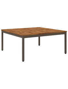 Tavolino da salotto Naturale e Caffè 100 x 100,5 x 45 cm