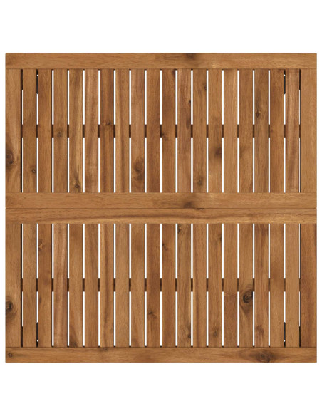 Tavolino da salotto Naturale e Nero 80 x 80,5 x 45 cm