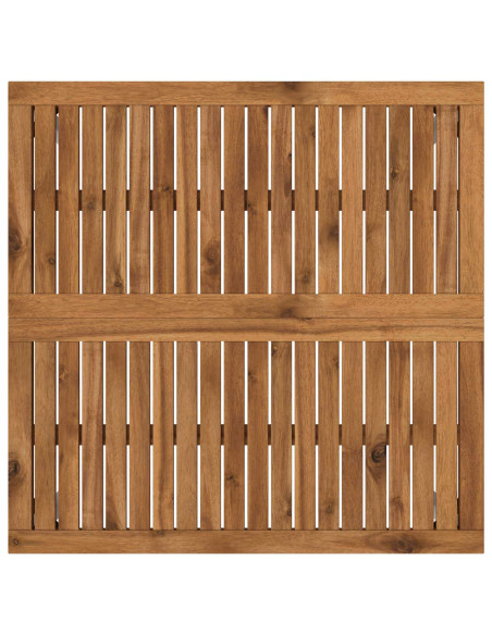 Tavolino da salotto Naturale e Bianco 80 x 80,5 x 45 cm