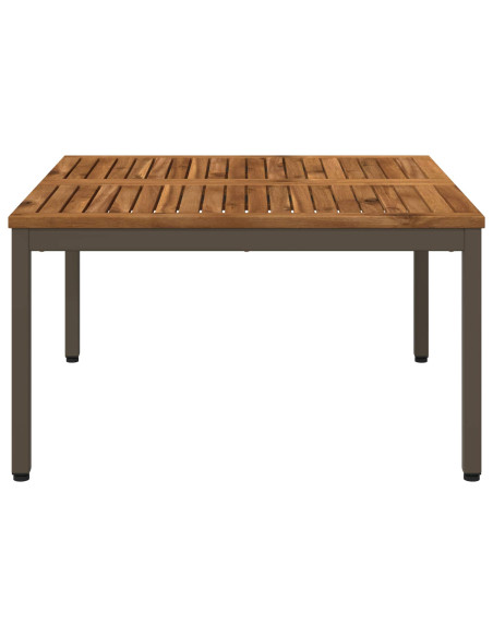 Tavolino da salotto Naturale e Caffè 80 x 80,5 x 45 cm