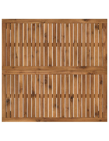 Tavolino da salotto Naturale e Nero 100 x 100,5 x 45 cm