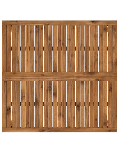 Tavolino da salotto Naturale e Bianco 100 x 100,5 x 45 cm