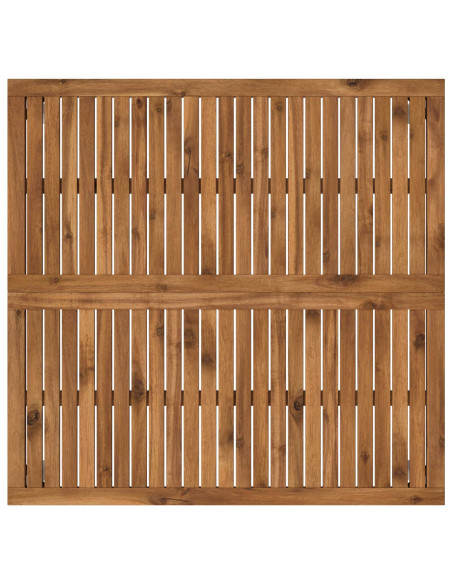 Tavolino da salotto Naturale e Bianco 100 x 100,5 x 45 cm