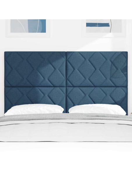 Testiera Blu 160 cm Tessuto