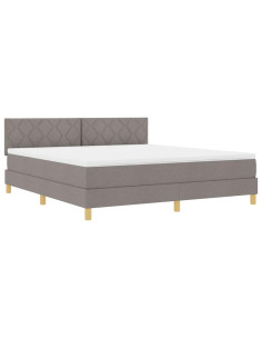 Letto a Sorgente LED con testiera Talpa 180 x 200 cm Tessuto 2