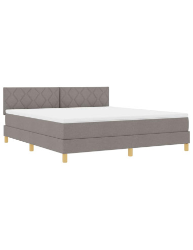 Letto a Sorgente LED con testiera Talpa 180 x 200 cm Tessuto